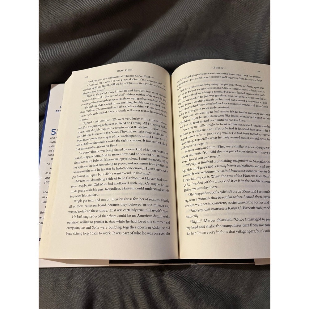 Hardcover edition of Black Ice: A Thriller by Brad Thor - Picture 5 of 6